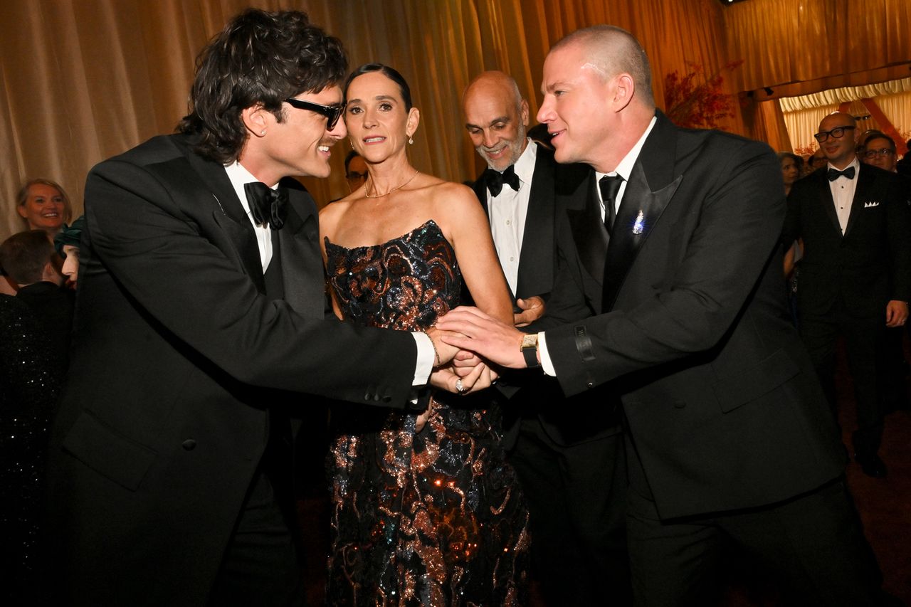 Jacob Elordi, Melissa Elordi and Channing TatumCredit: Michael Buckner/Penske Media via Getty