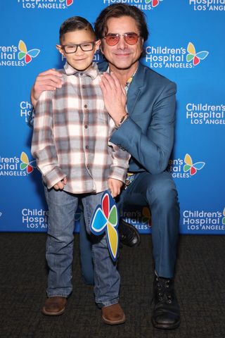 Nano and John StamosCredit: Araya Doheny/Getty