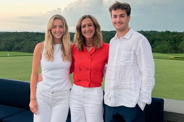 Spencer with her daughter, Kate, and son, DuffCredit: Lara Spencer/Instagram