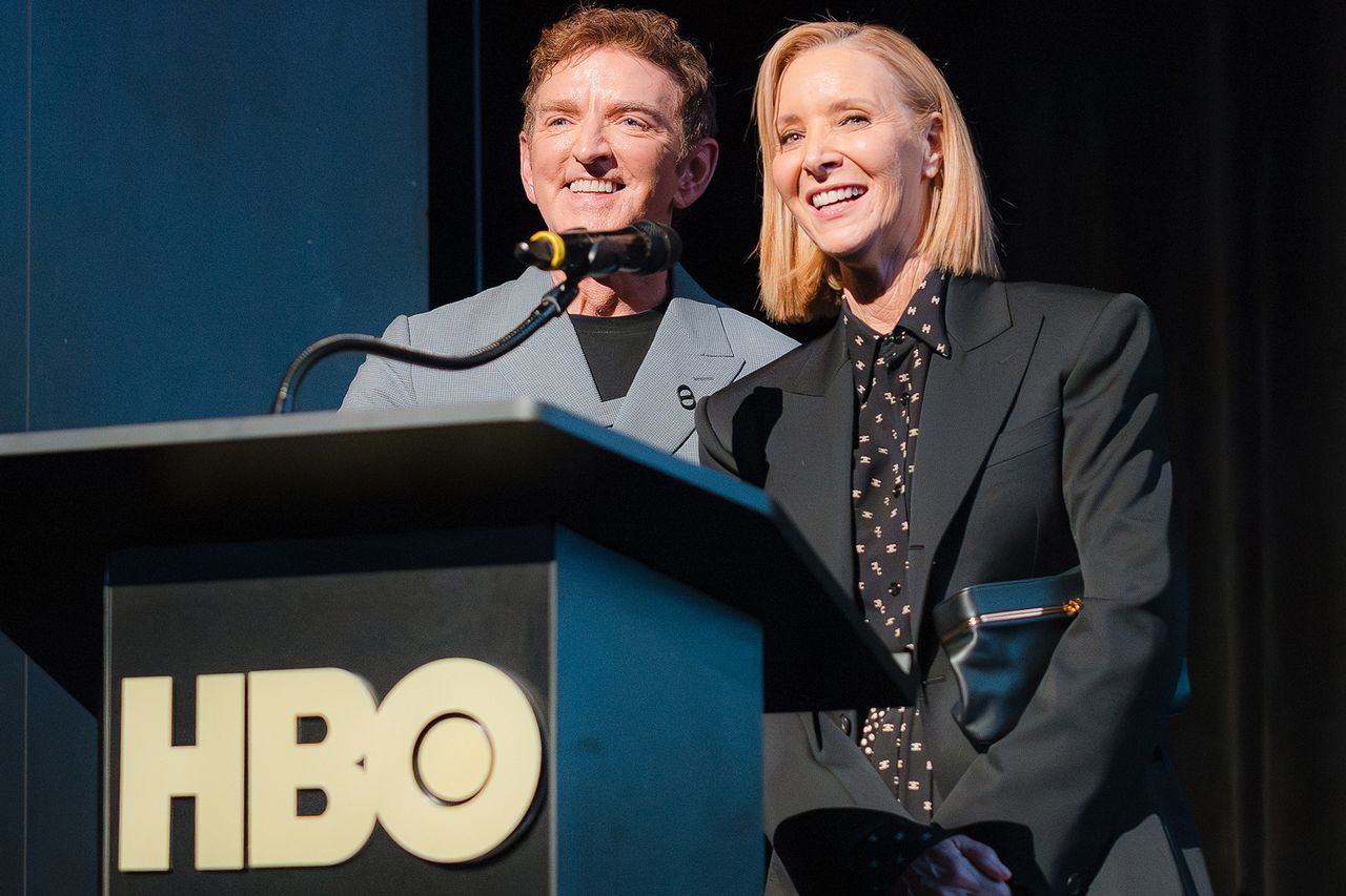 Michael Patrick King and Lisa KudrowCredit: David Jon Photography