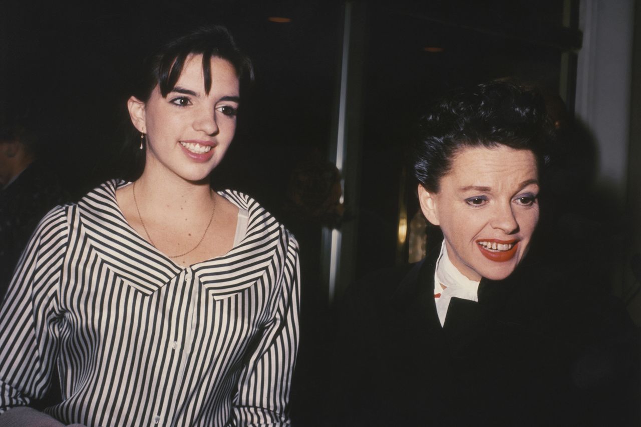 Liza Minnelli and Judy Garland together indoors both smiling Liza Minnelli and Judy Garland in 1964Credit: Screen Archives/Getty
