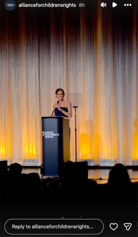 Meghan Markle A video of Meghan Markle that the Alliance for Children's Rights shared to Instagram Stories.Credit: Alliance for Children's Rights/Instagram