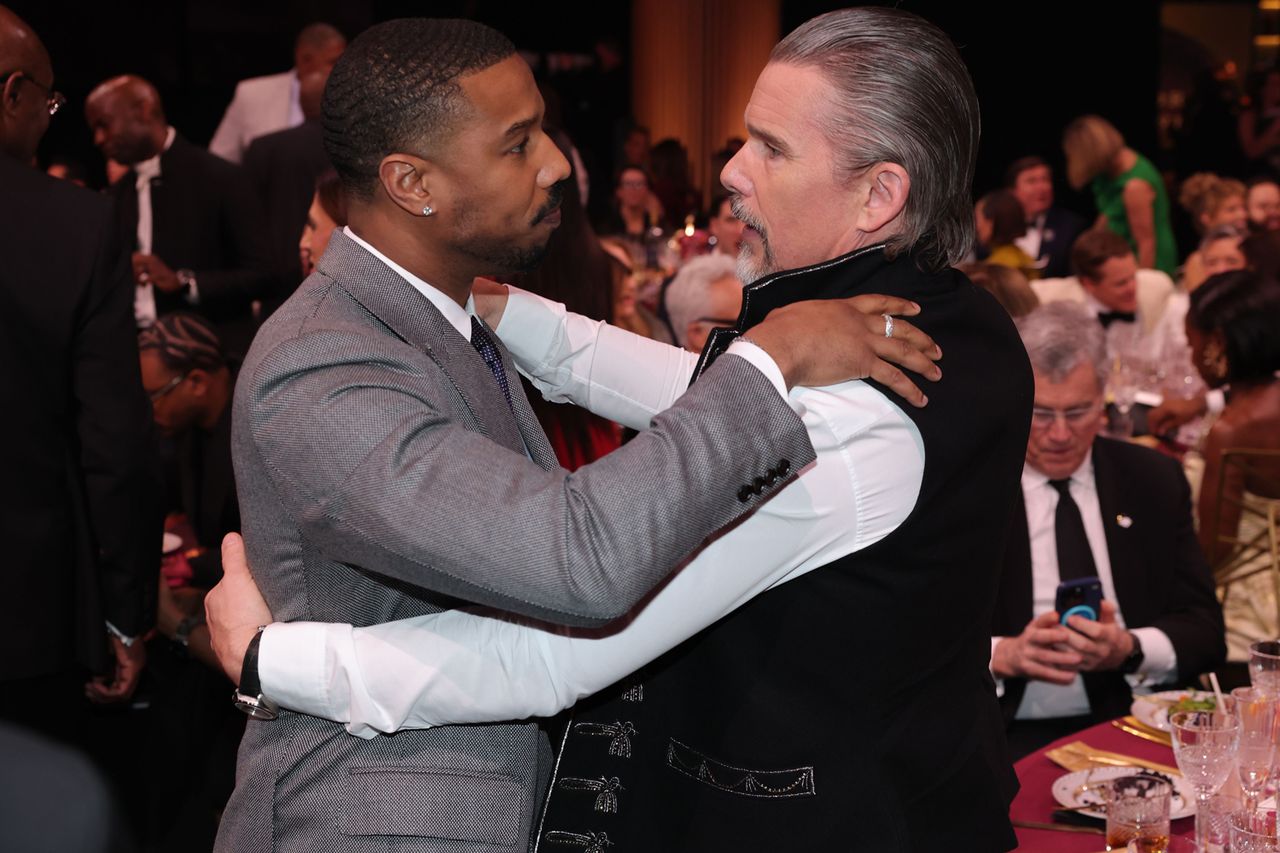 Michael B. Jordan and Ethan Hawke Michael B. Jordan and Ethan HawkeCredit: Christopher Polk/Shutterstock