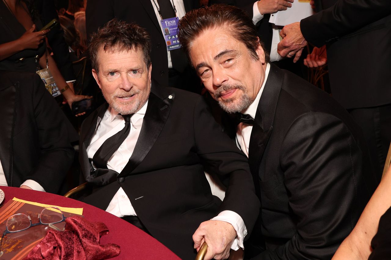 Michael J. Fox and Benicio del Toro Michael J. Fox and Benicio del ToroCredit: Chelsea Lauren/Shutterstock