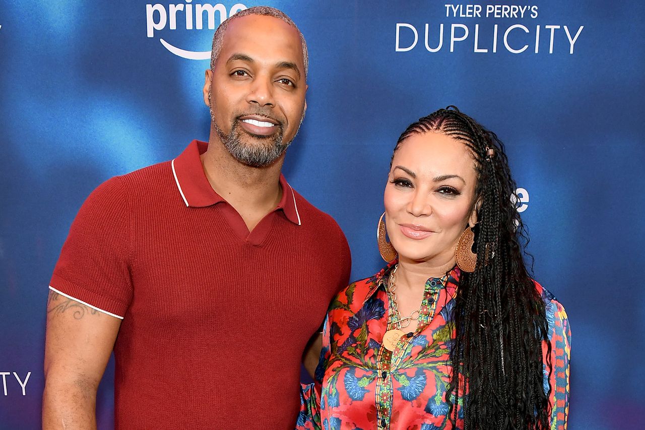 Egypt Sherrod and Mike JacksonCredit: Paras Griffin/Getty
