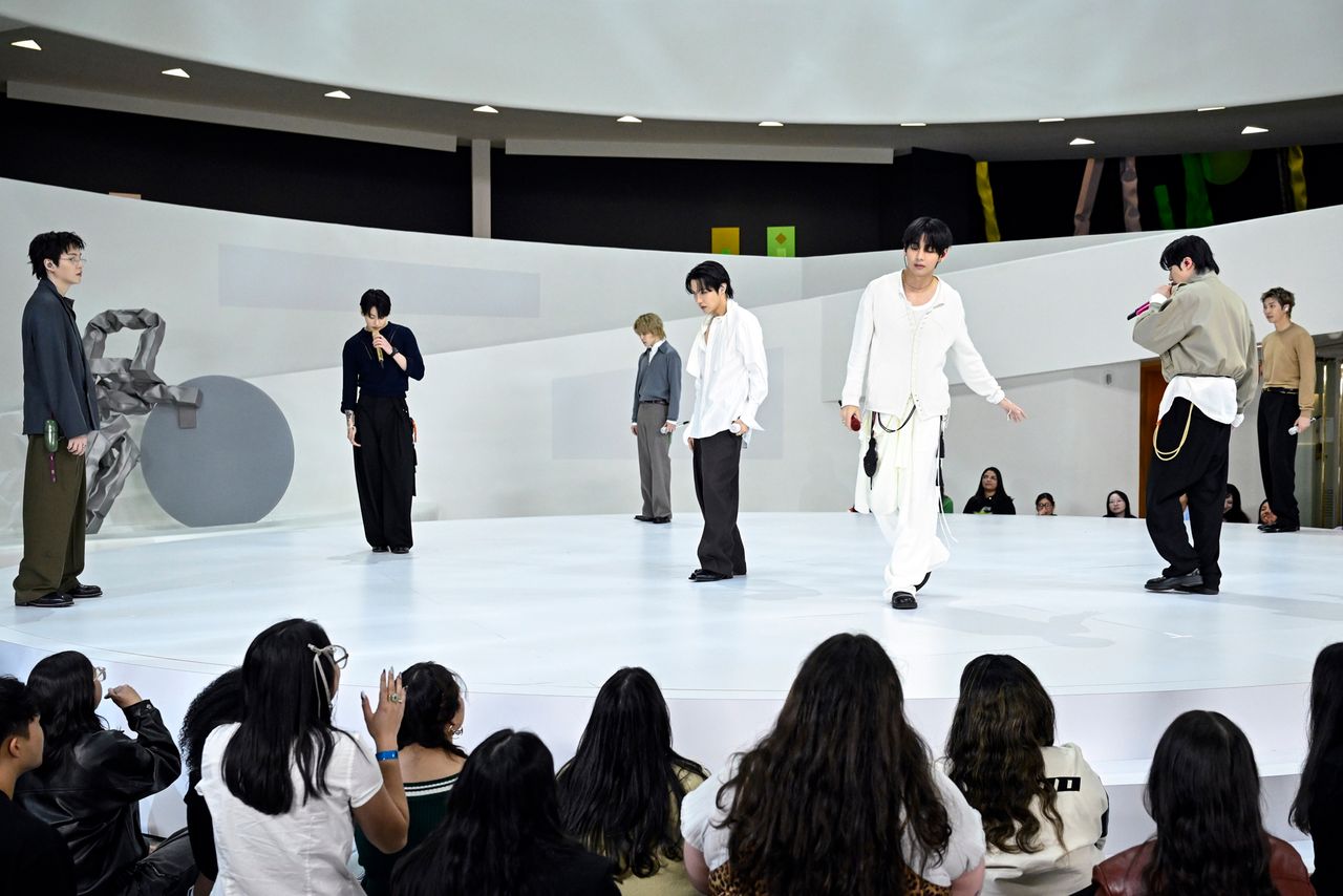 Musical guest BTS performs Credit: Todd Owyoung/NBC