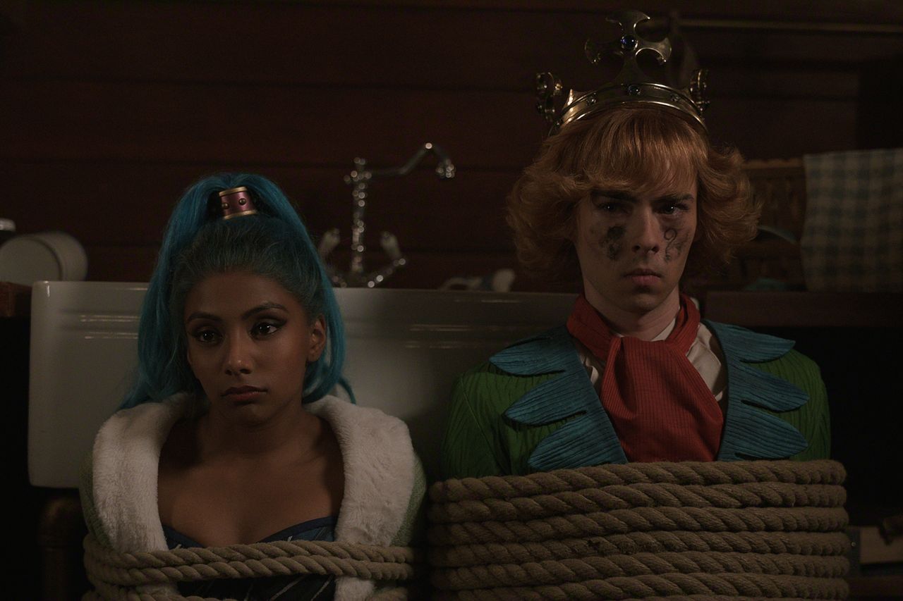 Charithra Chandran and Daniel Lasker in season 2 of 'One Piece'Credit: Courtesy of Netflix