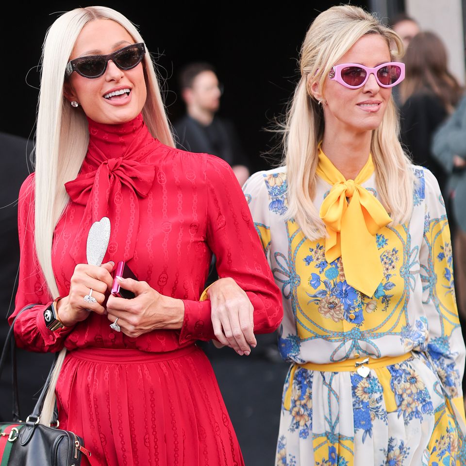 Paris and Nicky HiltonCredit: Jacopo Raule/Getty