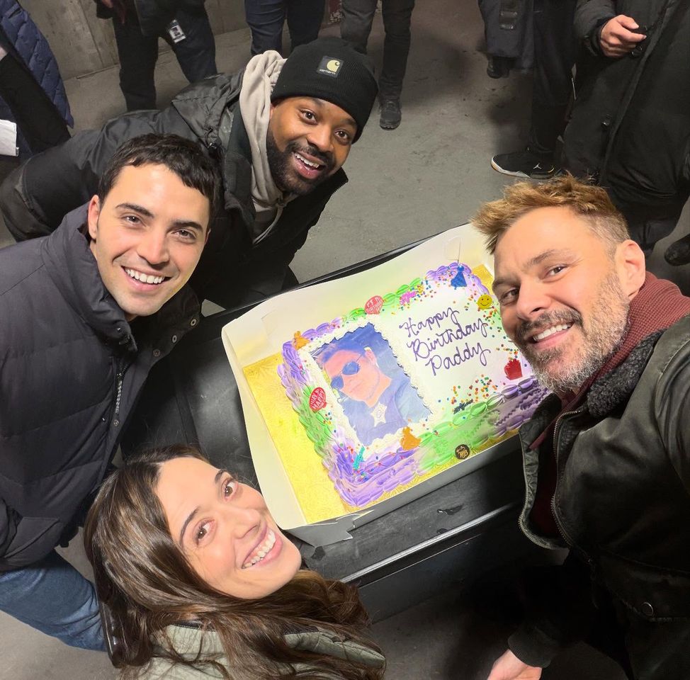 Patrick John Flueger with his 'Chicago P.D.' cast membersCredit: Marina Squerciati/Instagram
