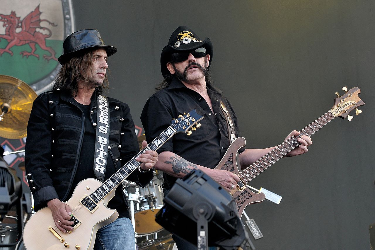Phil Campbell and Lemmy Kilmister perform at the Pink Pop Festival in the Netherlands in May 2010Credit: Didier Messens/Redferns