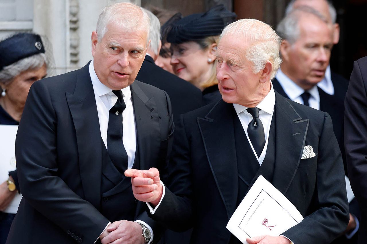 The ex-Prince Andrew and King Charles in September 2025Credit: Max Mumby/Indigo/Gett