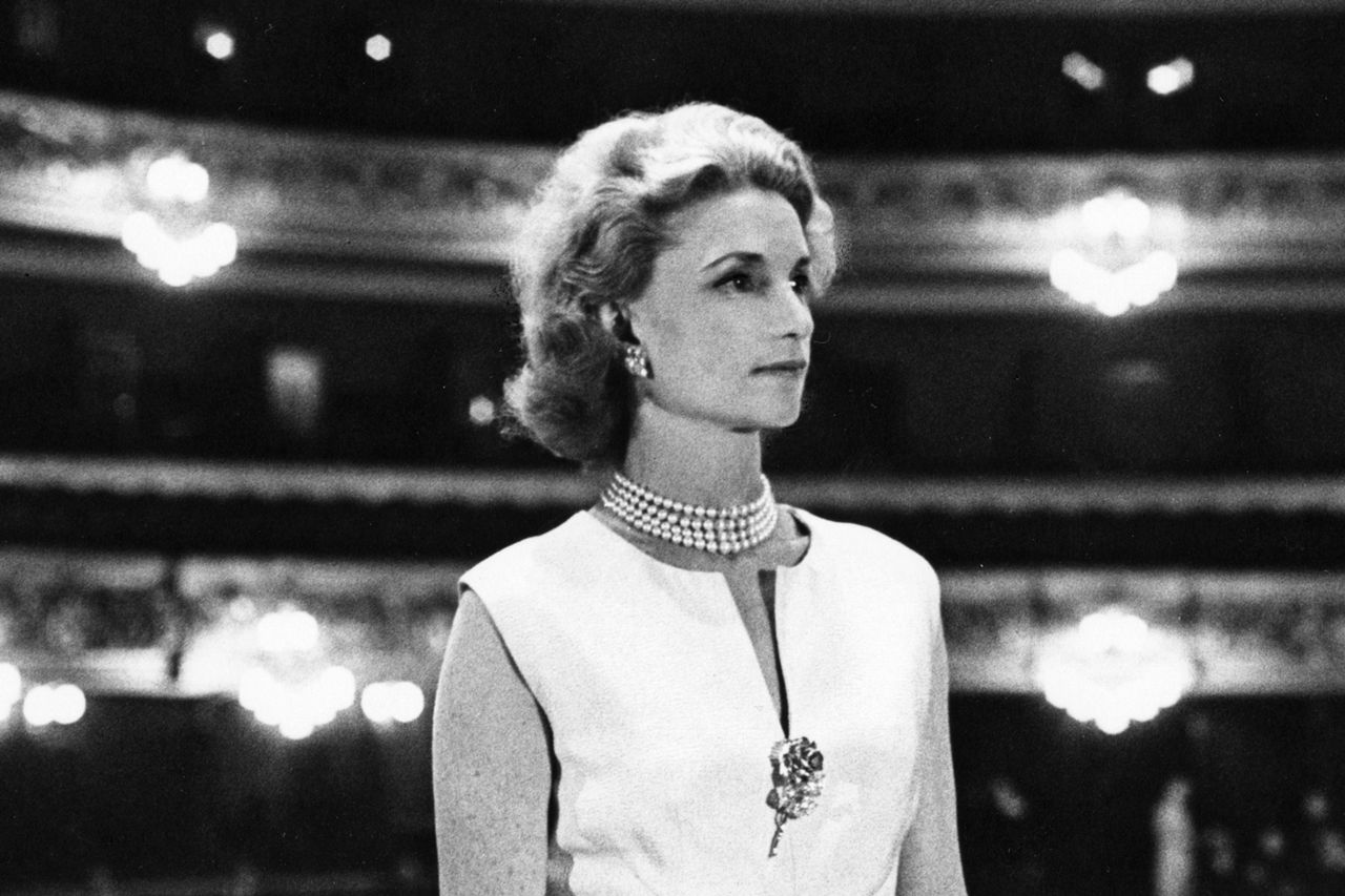 Rebekah Harkness and her Harkness Ballet in 1966. Rebekah HarknessCredit: Jack Mitchell/Getty