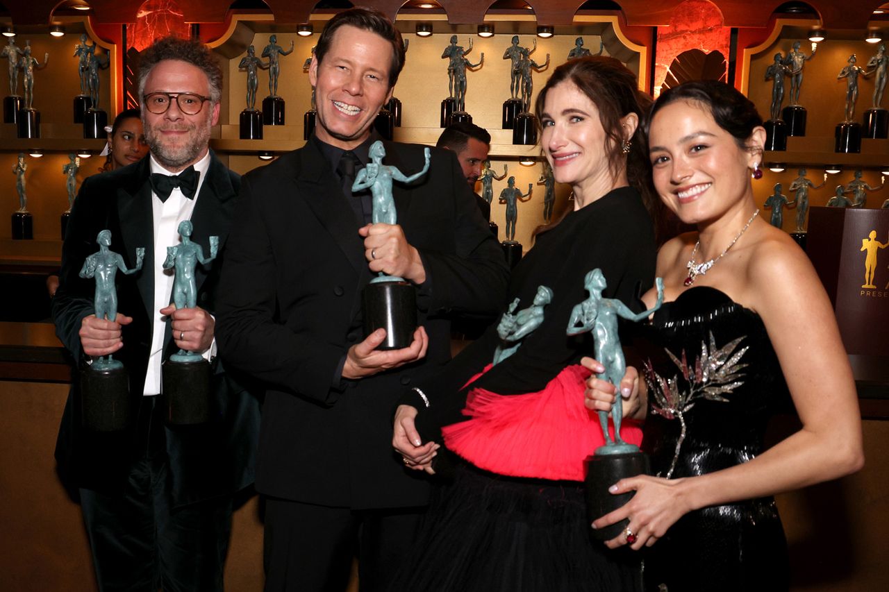 Seth Rogen, Ike Barinholtz, Kathryn Hahn, Chase Sui Wonders Seth Rogen, Ike Barinholtz, Kathryn Hahn, Chase Sui WondersCredit: Soul Brother/Shutterstock