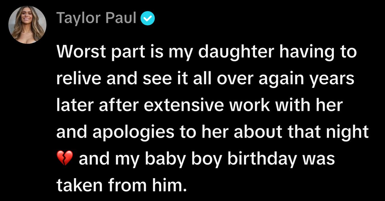 Taylor Frankie Paul responds to video in comment