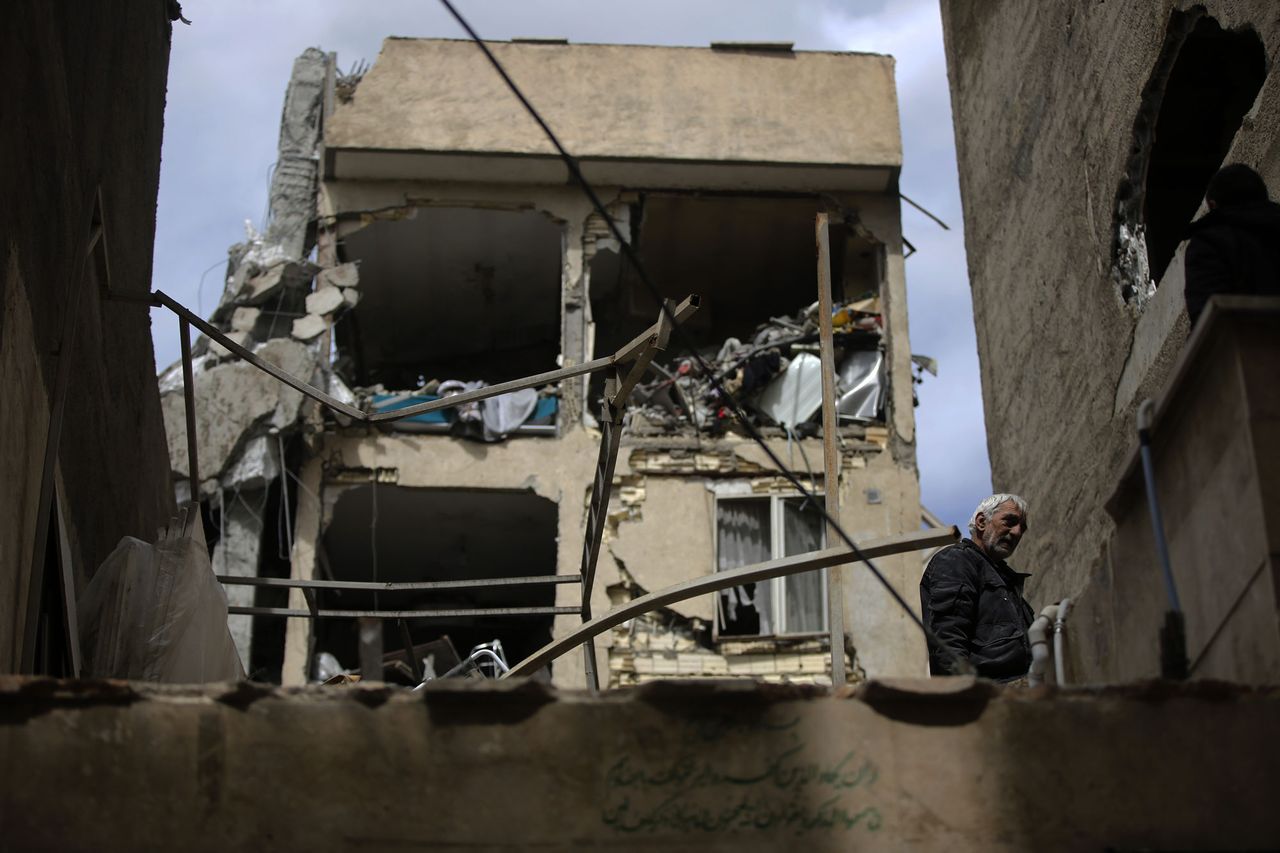 A general view of a damaged house as search and rescue teams are conducting operations in homes damaged by US and Israeli missile strikes carried out at midnight in Ray, south of Tehran, Iran on March 27, 2026 A damaged house in Ray, Iran, following U.S. and Israeli missile strikes on Friday, March 27.Credit: Fatemeh Bahrami/Anadolu via Getty