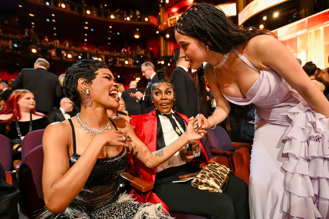 Teyana Taylor and Chase InfinitiCredit: Richard Harbaugh/The Academy/Shutterstock