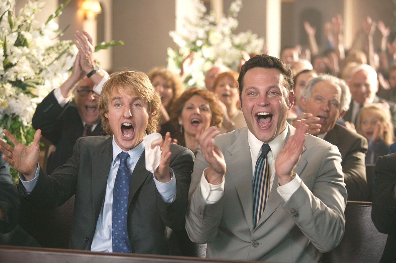 The Wedding Crashers, Owen Wilson, Vince Vaughn Owen Wilson and Vince Vaughn in 'Wedding Crashers' (2005)Credit: Moviestore/Shutterstock