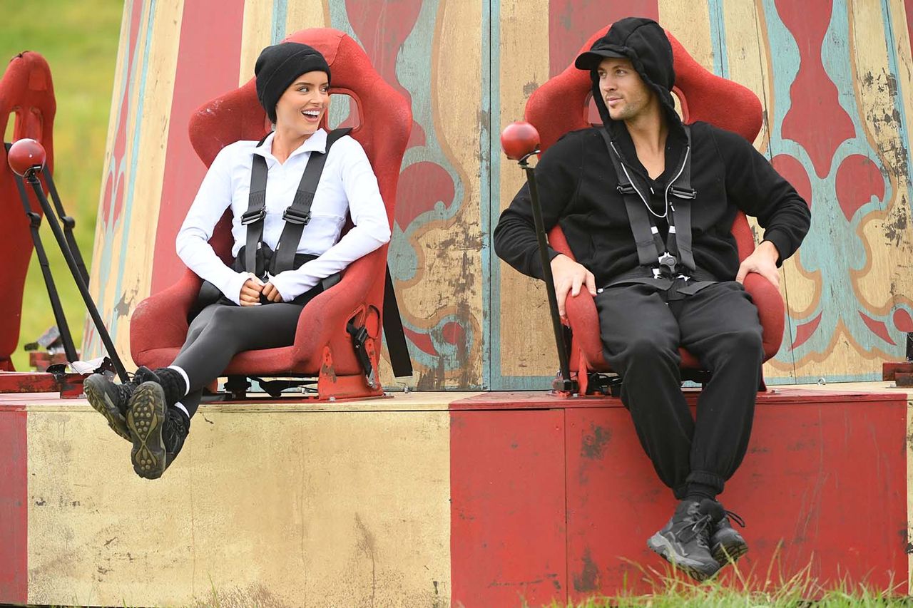 Maura Higgins and Rob Rausch on 'The Traitors'Credit: Euan Cherry/PEACOCK