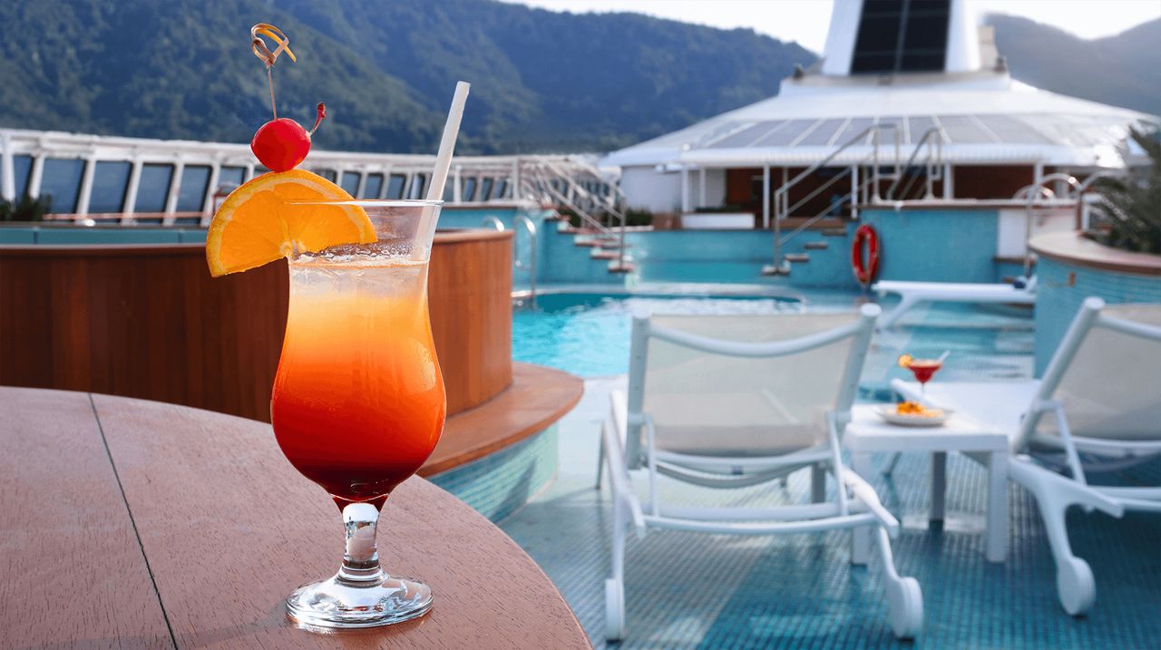 Villa Vie Residences Odyssey ship. Pool deck on the 'Odyssey'Credit: Villa Vie Residences