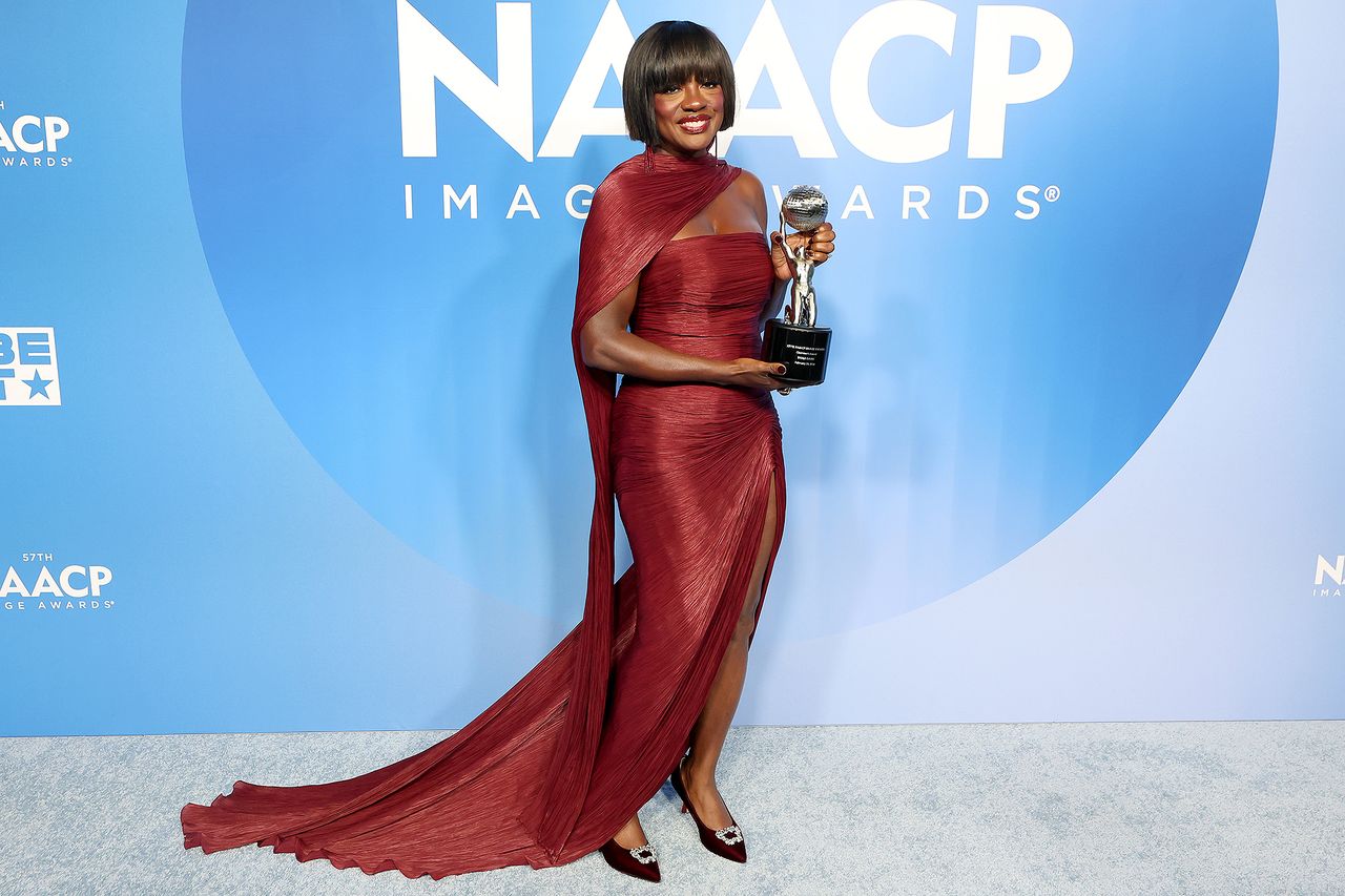 Viola Davis at the 2026 NAACP Image Awards on Feb. 28.Credit: Frazer Harrison/Getty