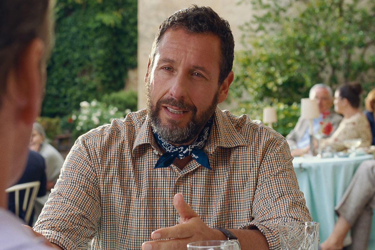 Patrick Wilson as Ben Alcock and Adam Sandler as Ron Sukenick in Jay Kelly. Adam Sandler in Netflix's 'Jay Kelly'Credit: Netflix