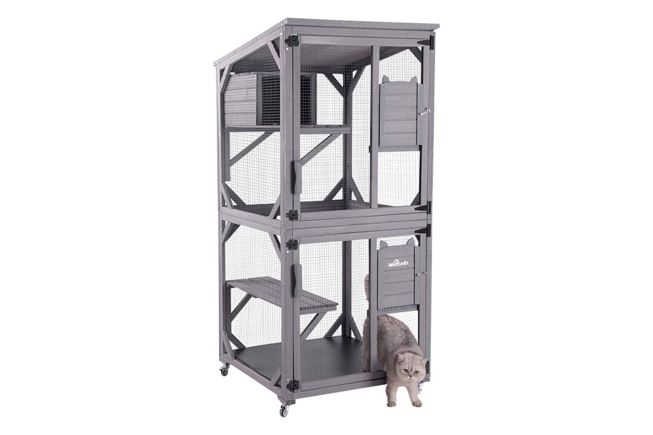Aivituvin Cat House Outdoor Catio Credit: Amazon