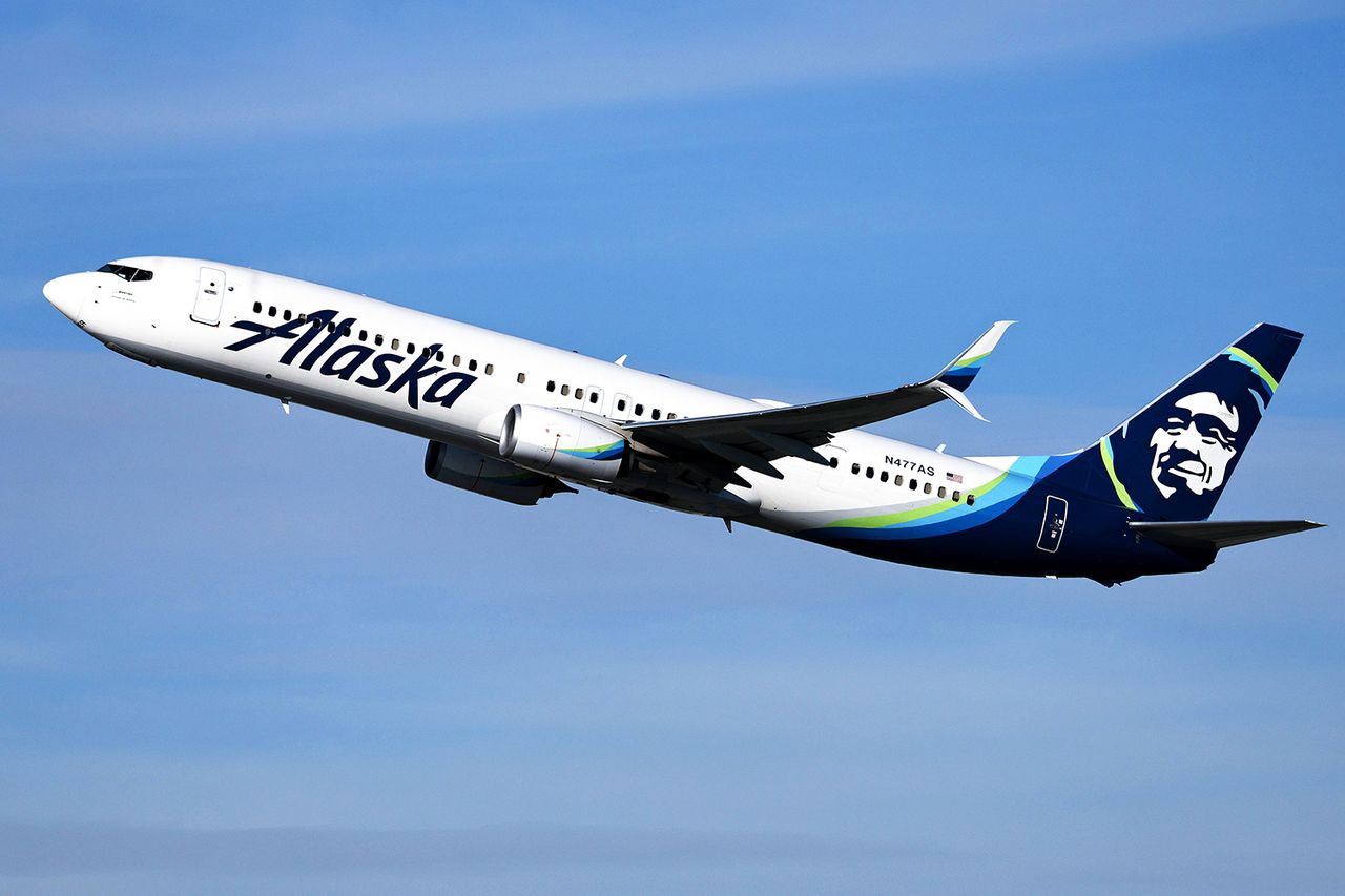 An Alaska Airlines plane. An Alaska Airlines planeCredit: Mario Tama/Getty