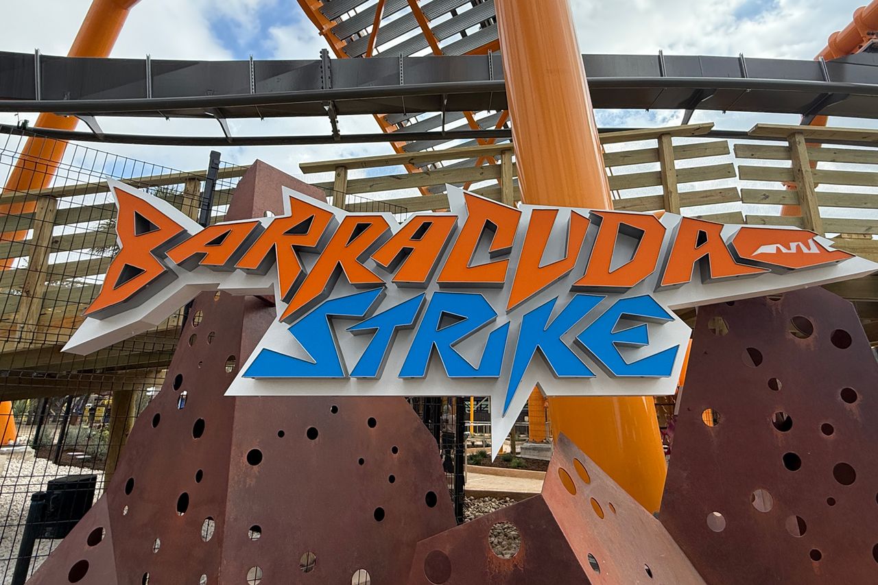 The entrance to Barracuda Strike at SeaWorld San AntonioCredit: SeaWorld San Antonio