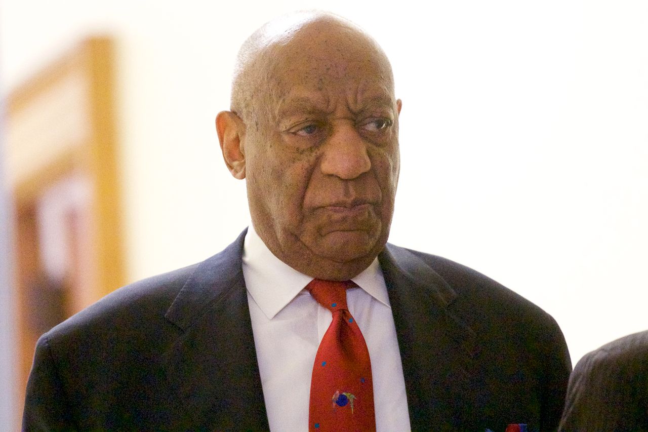 Bill Cosby at the Montgomery County Courthouse for day fourteen of his sexual assault retrial on April 26, 2018 in Norristown, Pennsylvania.Credit: Mark Makela/Getty