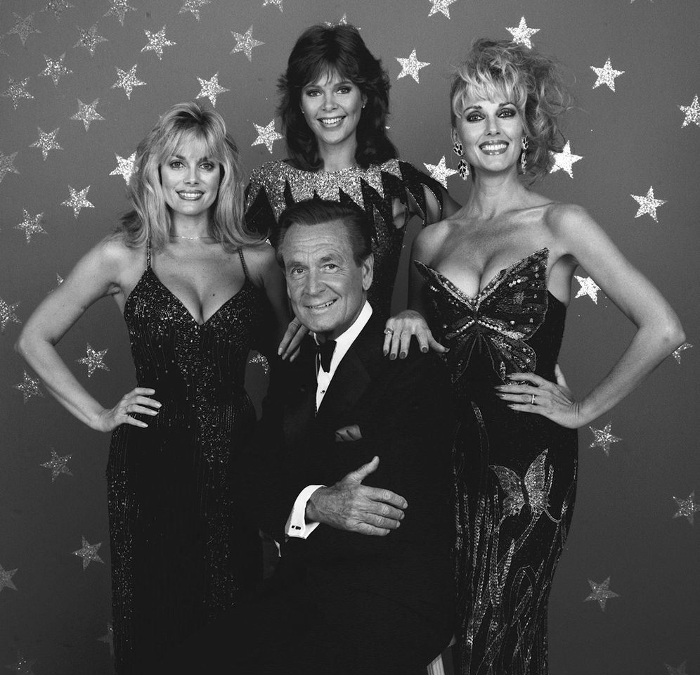 Dian Parkinson, Holly Hallstrom and Janice Pennington with Bob BarkerCredit: CBS via Getty