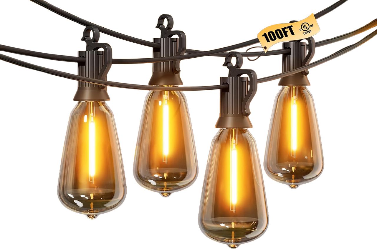 Brightown Outdoor String Lights Patio Lights Credit: Amazon