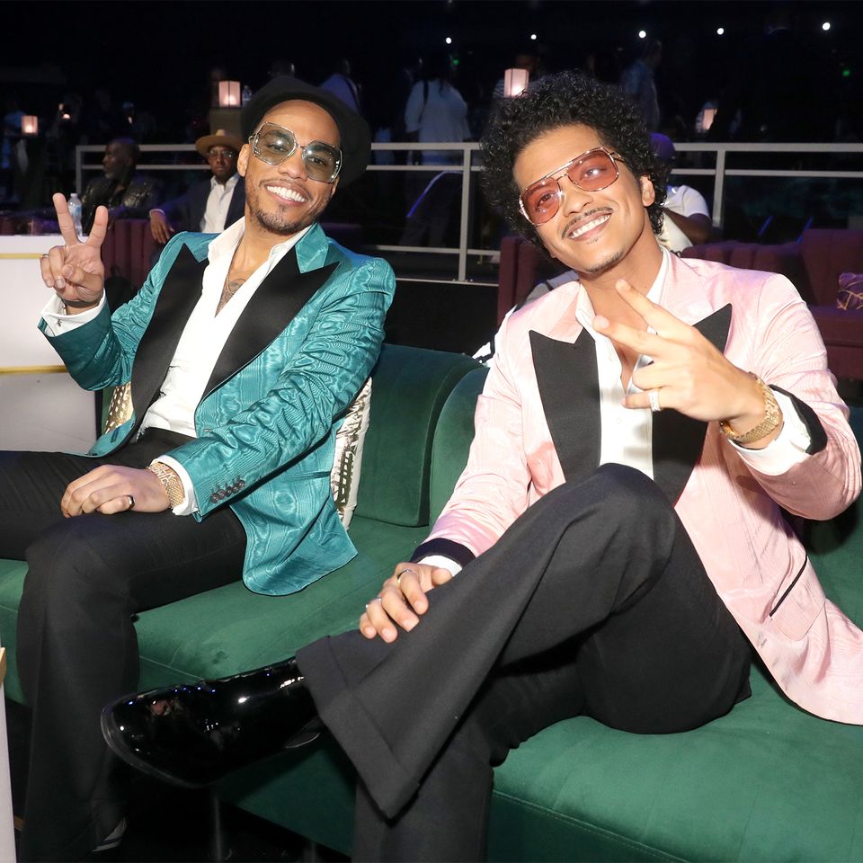 bruno mars and anderson paak (L-R) Anderson .Paak and Bruno Mars at the 2021 BET AwardsCredit: Johnny Nunez/Getty