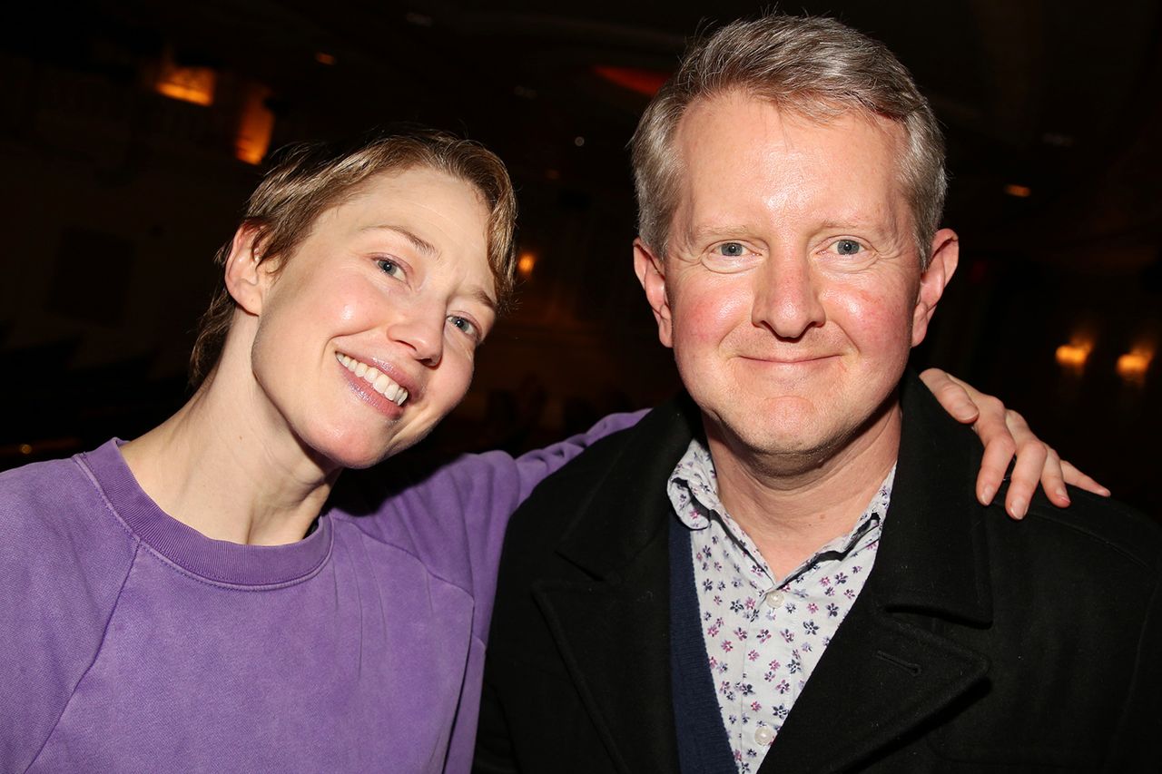 Carrie Coon and Ken JenningsCredit: Bruce Glikas/WireImage