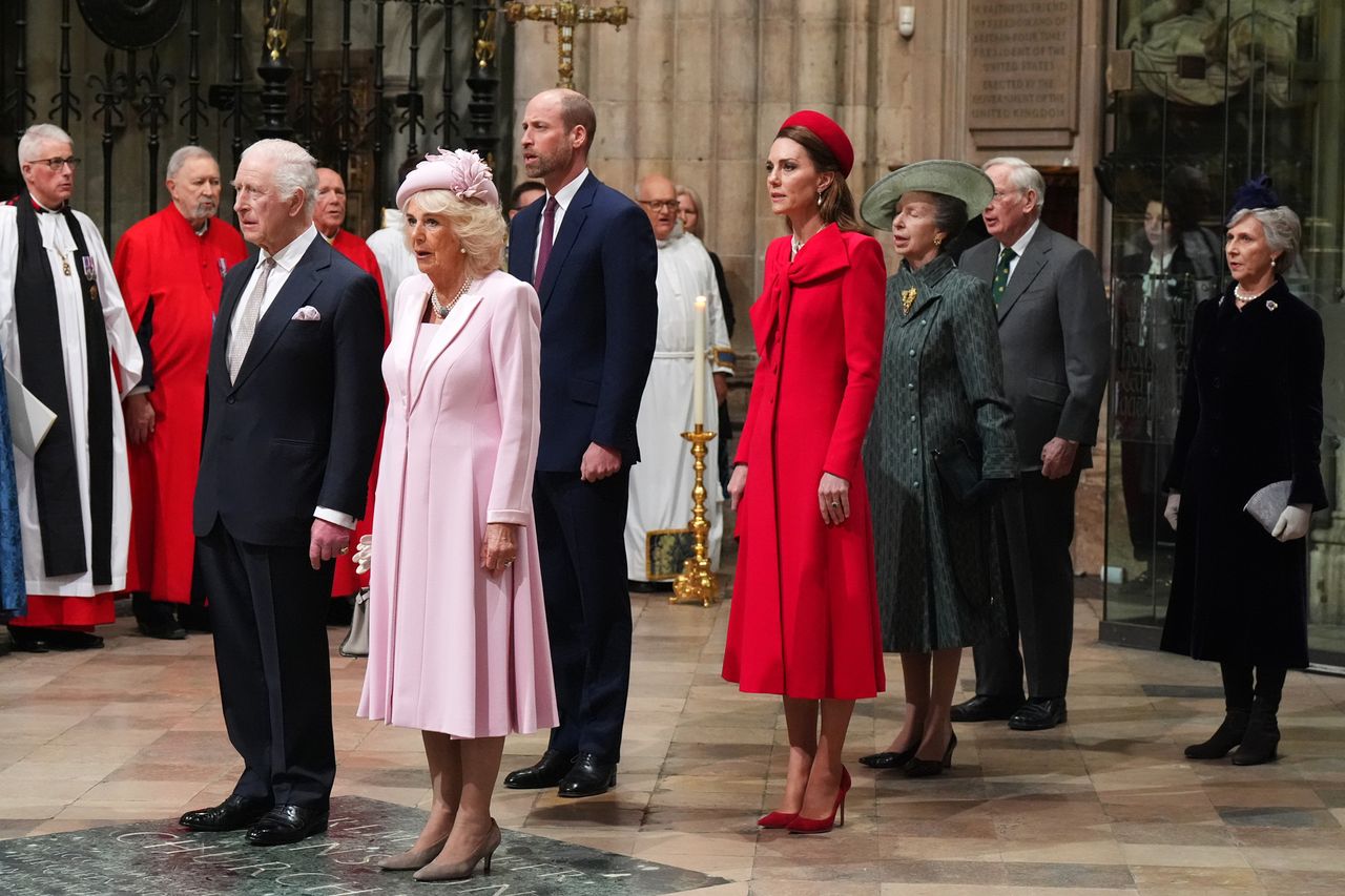 Members of the royal family at the Commonwealth Day service in 2025Credit: Aaron Chown - WPA Pool/Getty