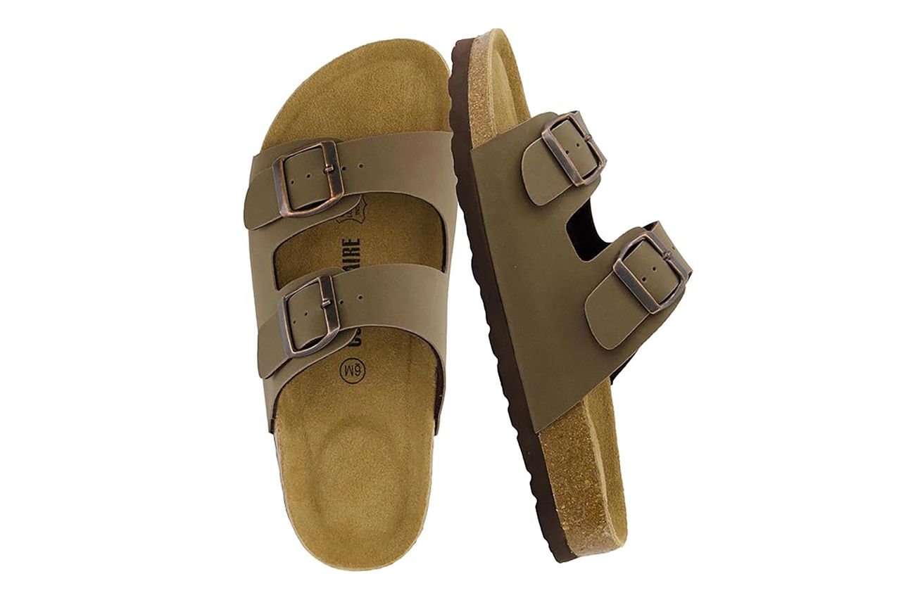 CUSHIONAIRE Lane Cork Footbed Sandals Credit: Amazon