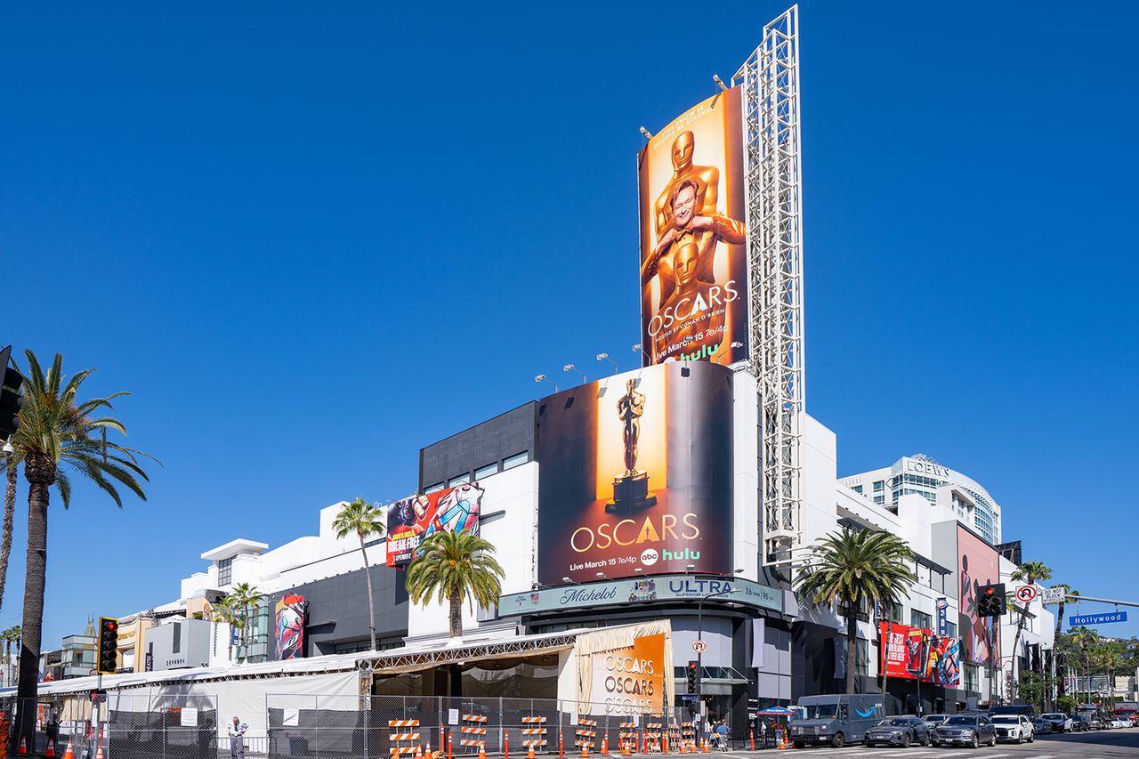 General views of the Oscars red carpet setup for the 98th Academy Awards at Hollywood & Highland and the Dolby Theatre on March 11, 2026 in Hollywood, California. The Dolby Theatre in Hollywood, Calif. on March 11, 2026Credit: AaronP/Bauer-Griffin/GC Images
