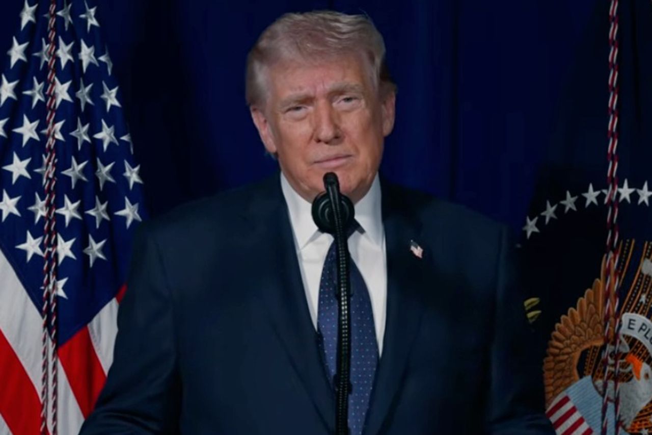 President Donald Trump speaks about the war on IranCredit: The White House
