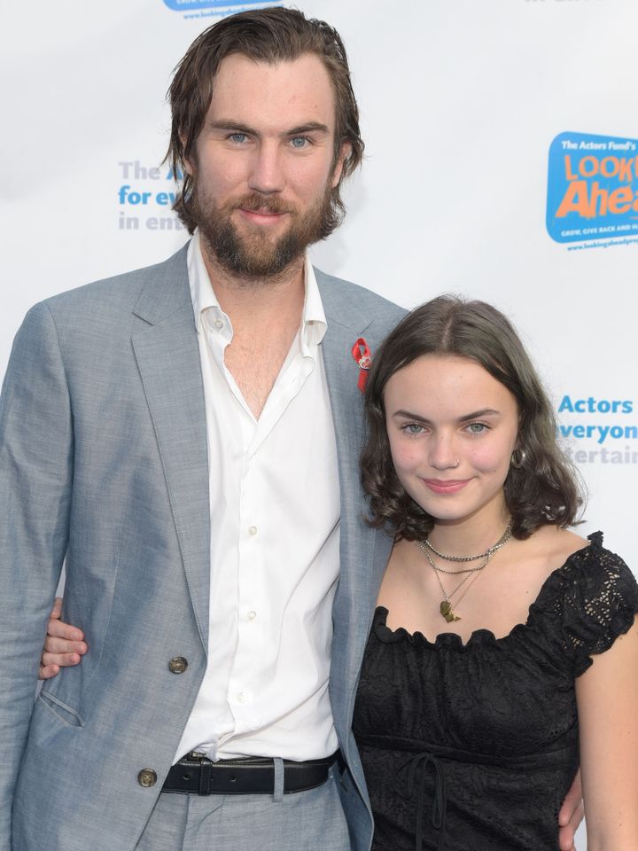 Tarquin Wilding and Vivian McMurray attend the Actor's Funds 2018 Looking Ahead Awards at Taglyan Cultural Complex in L.A. on Oct. 28, 2018Credit: Michael Tullberg/Getty