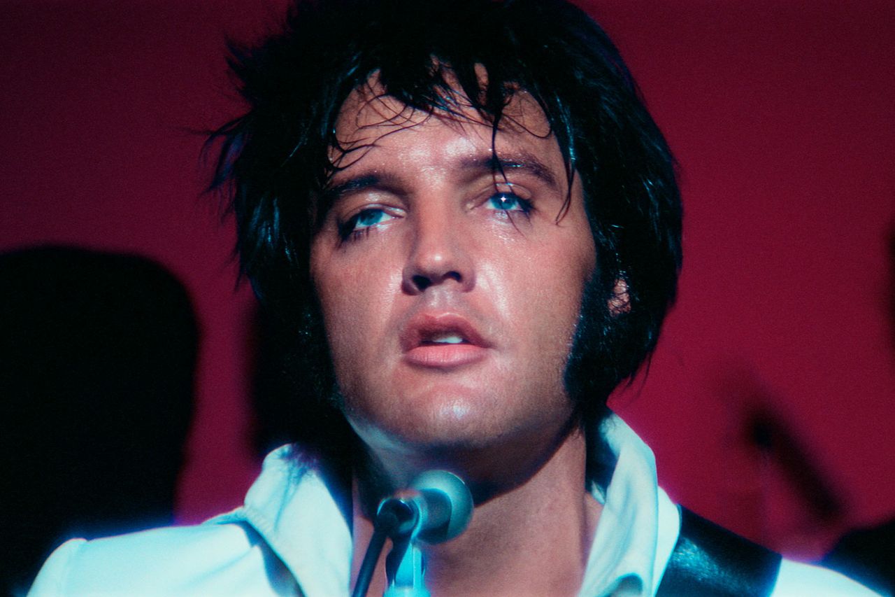 Elvis Presley in Las Vegas in 1970Credit: Neon
