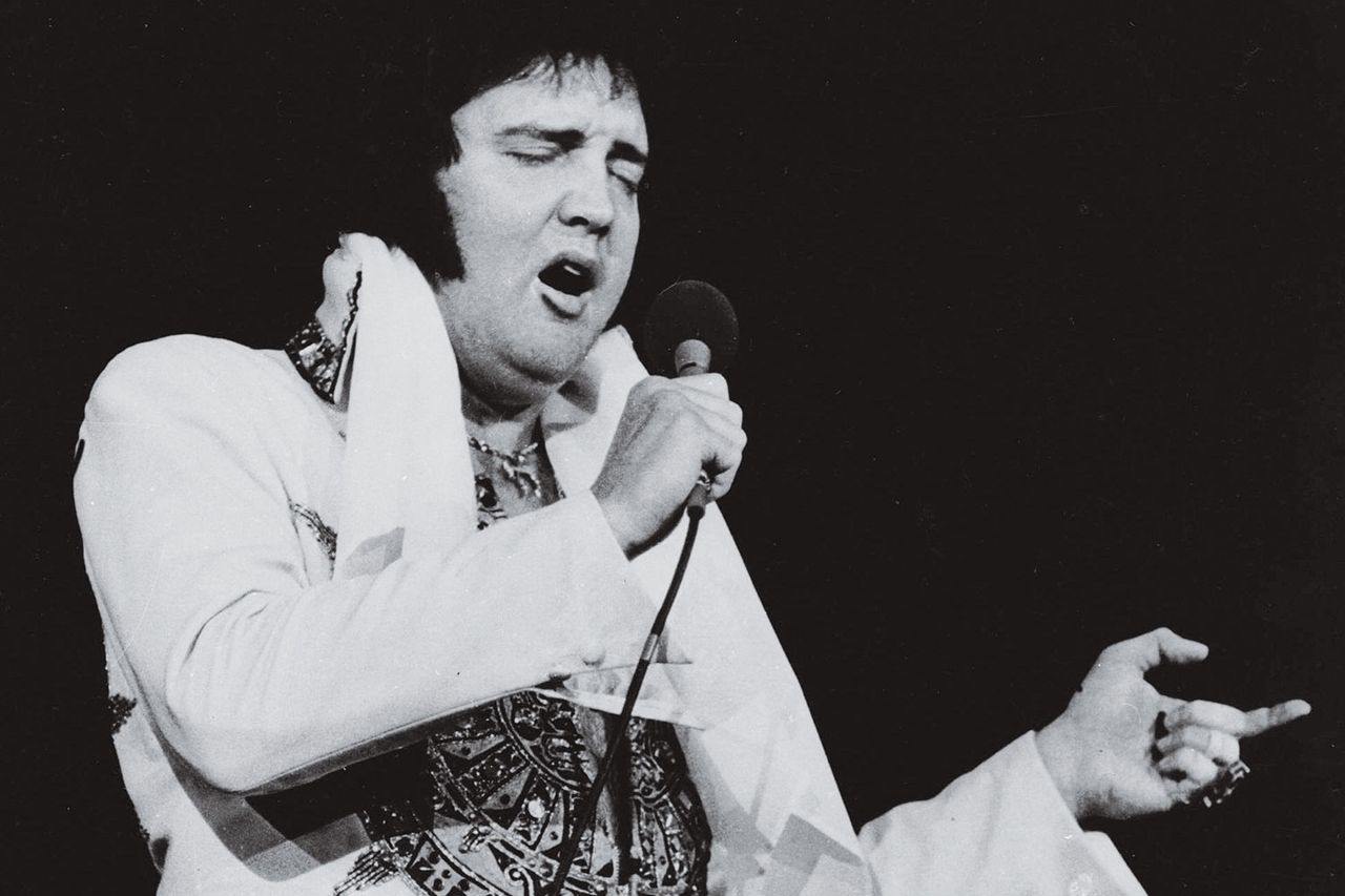 Elvis Presley performing in 1977Credit: AP