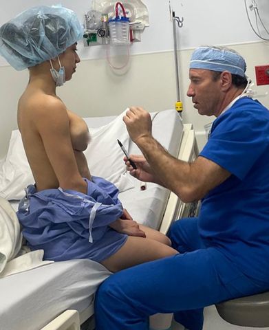 Evelyn with Dr. Garth FisherCredit: Evelyn M. Felician/Dr. Fisher