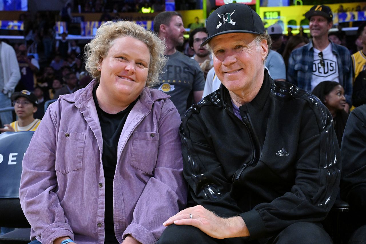 Fortune Feimster (L) and Will Ferrell attend a basketball game between the Los Angeles Lakers and the Sacramento Kings Fortune Feimster and Will FerrellCredit: Allen Berezovsky/Getty