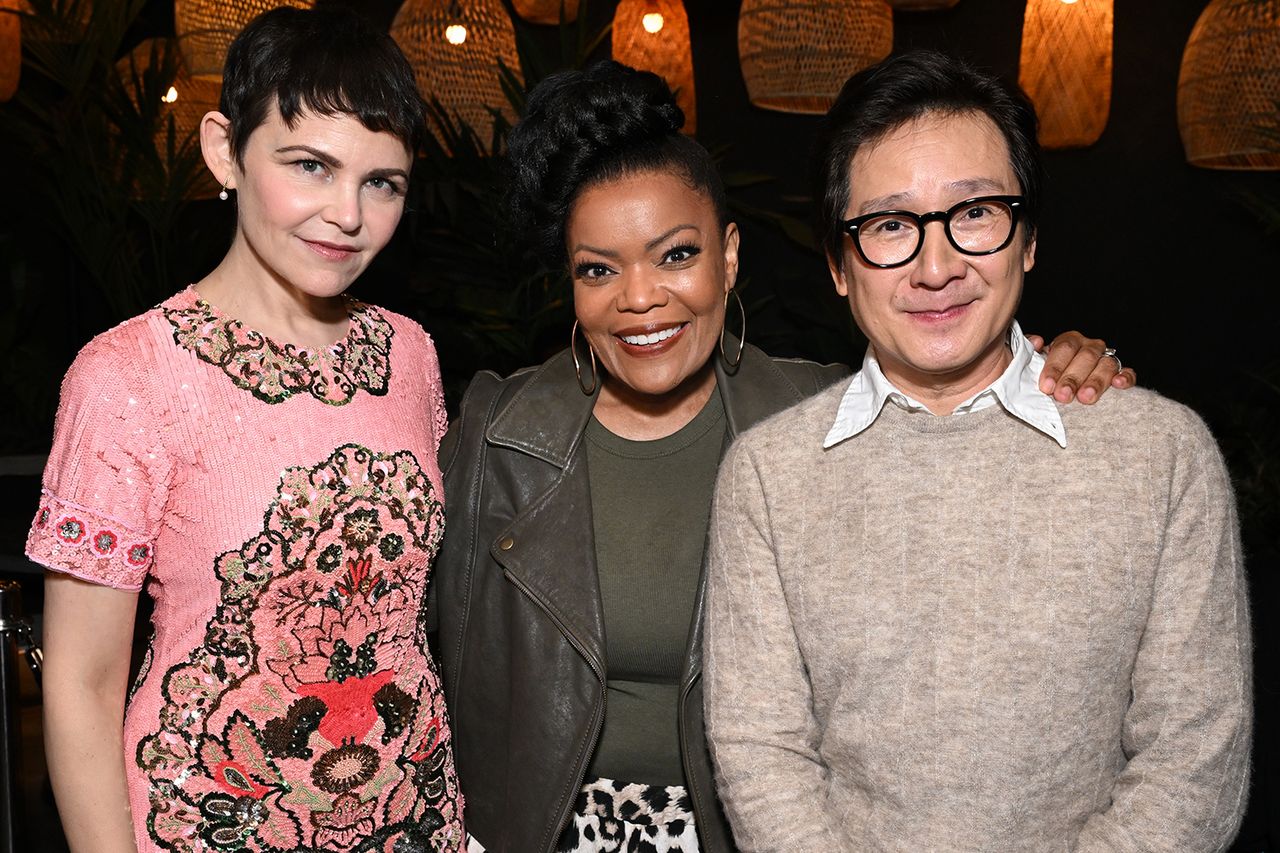 Ginnifer Goodwin, Yvette Nicole Brown and Ke Huy Quan.Credit: Gilbert Flores/Variety via Getty