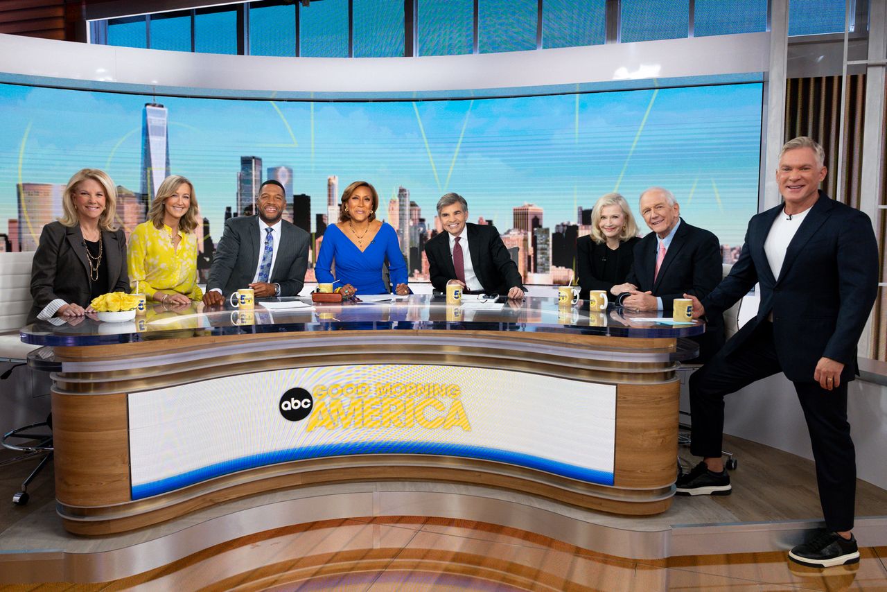 Spencer with her 'Good Morning America' colleaguesCredit: ABC/Paula Lobo