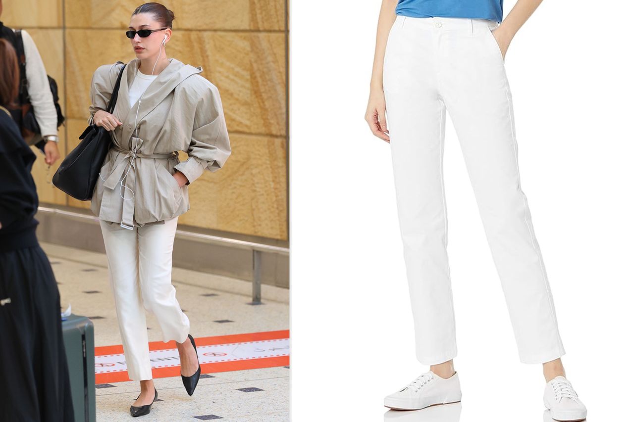 Celeb Airport Outfits: Hailey Bieber Credit: KHAP / BACKGRID; Amazon