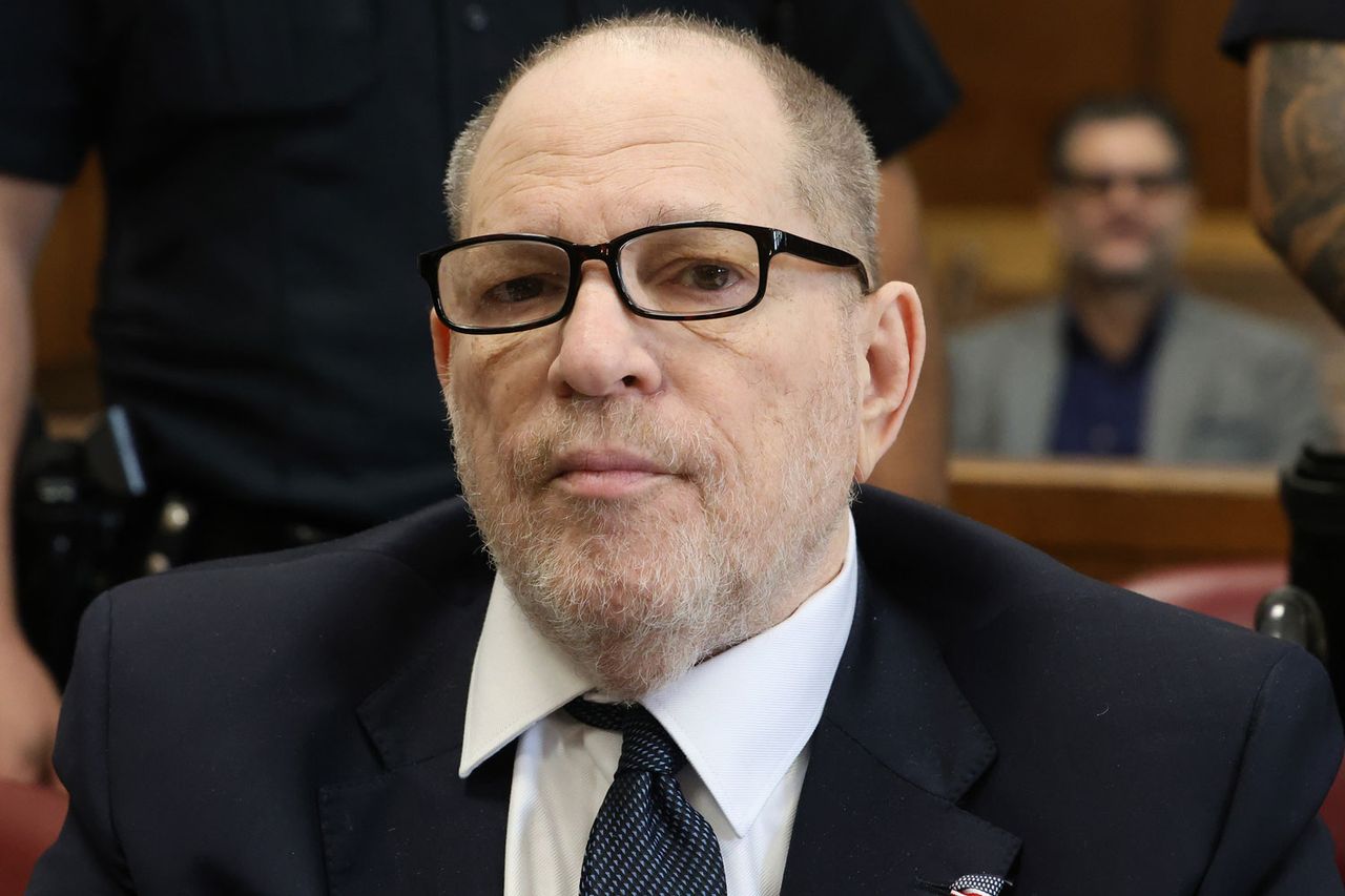 Harvey Weinstein appears in court as his retrial continues at Manhattan Criminal Court on May 2, 2025 in New York CityCredit: Jefferson Siegel-Pool/Getty