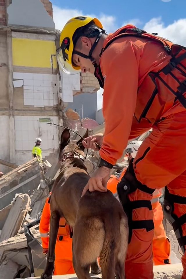 A building housing a nursing home has collapsed in Belo Horizonte, BrazilCredit: Corpo de Bombeiros Militar de Minas Gerais/Facebook