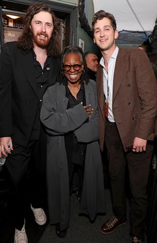 Hozier, Whoopi Goldberg and Matt FriendCredit: Kevin Mazur/Getty