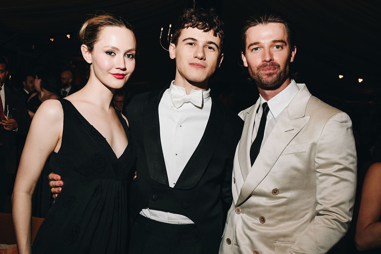 Iris Apatow, Sam Nivola and Patrick Schwarzenegger 32nd Annual Actor Awards Iris Apatow, Sam Nivola and Patrick SchwarzeneggerCredit: Nina Westervelt/Shutterstock