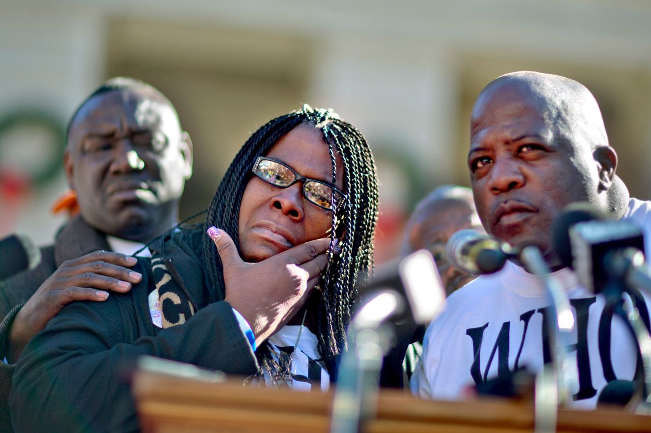 Jacquelyn and Kenneth Johnson in December 2013Credit: David Goldman/AP
